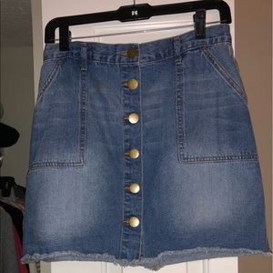 Blu Pepper Jean Skirt
